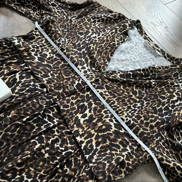 Zara Leopard Shirt Dress - Picture 4 of 5